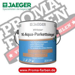 Jaeger 670 Kronen 1K Aqua Parkettsiegel kaufen bei Proma Farben.de Maler Fachhandel & Onlineshop