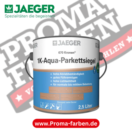 Jaeger 670 Kronen Aqua Parkettsiegel kaufen bei Proma Farben.de Maler Fachhandel & Onlineshop