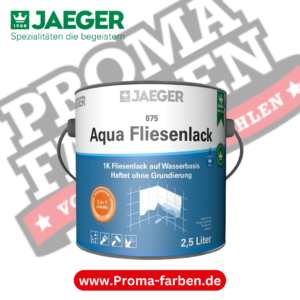 Jaeger 875 Aqua Fliesenlack kaufen bei Proma Farben.de Maler Fachhandel & Onlineshop