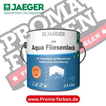 Jaeger 875 Aqua Fliesenlack kaufen bei Proma Farben.de Maler Fachhandel & Onlineshop