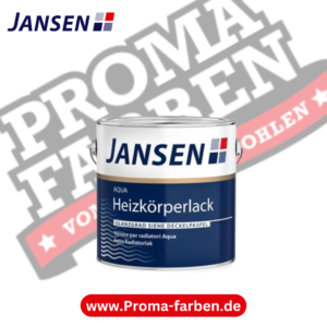 Jansen Aqua Heizkörperlack kaufen bei Proma Farben.de Maler Fachhandel & Onlineshop