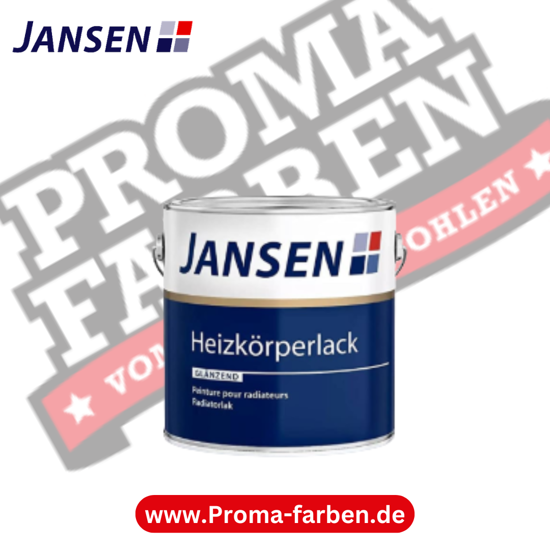 Jansen Heizkörperlack hochglänzend kaufen bei Proma Farben.de Maler Fachhandel & Onlineshop