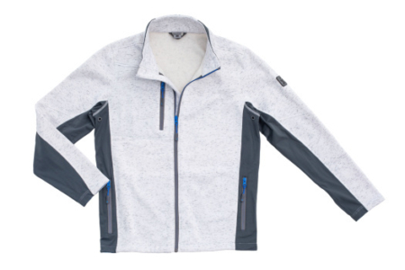 Sweatjacke Activ Pro weiß-melange kaufen bei Proma Farben Hamburg