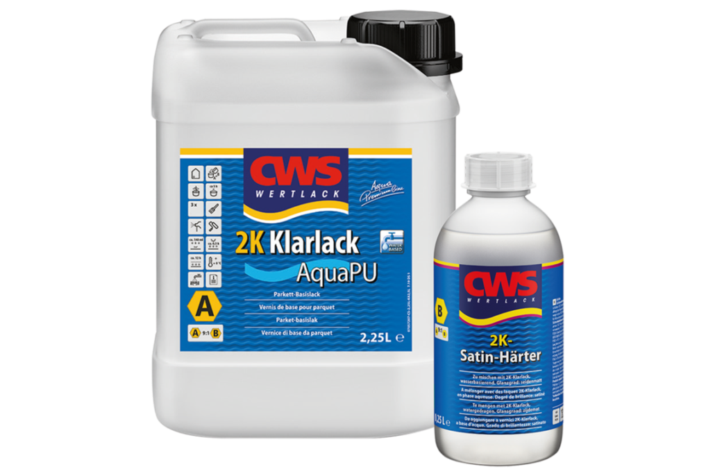 CWS WERTLACK Klarlack Aqua PU satin kaufen bei Proma Farben