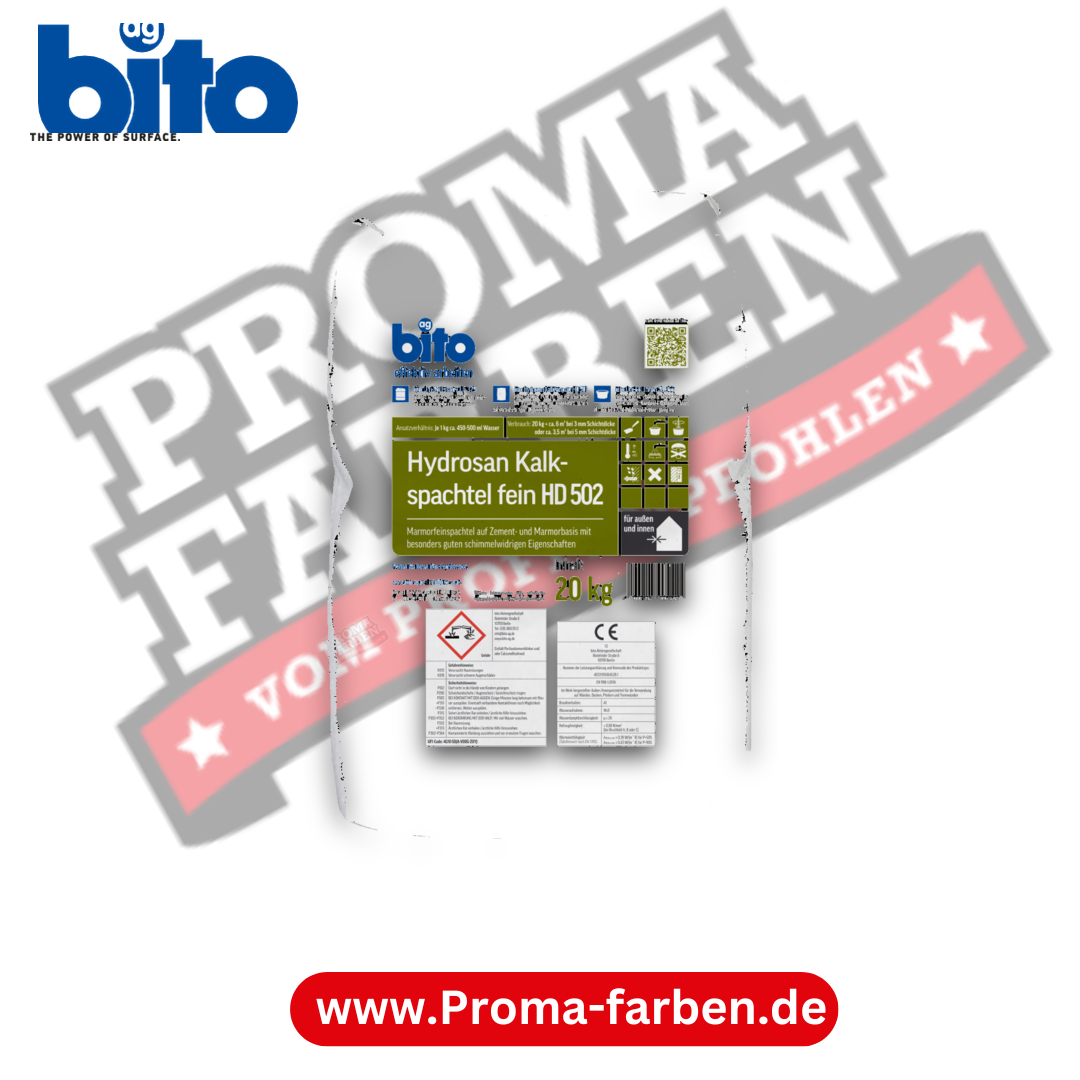 bito Hydrosan Kalkspachtel fein HD 502 20 kg