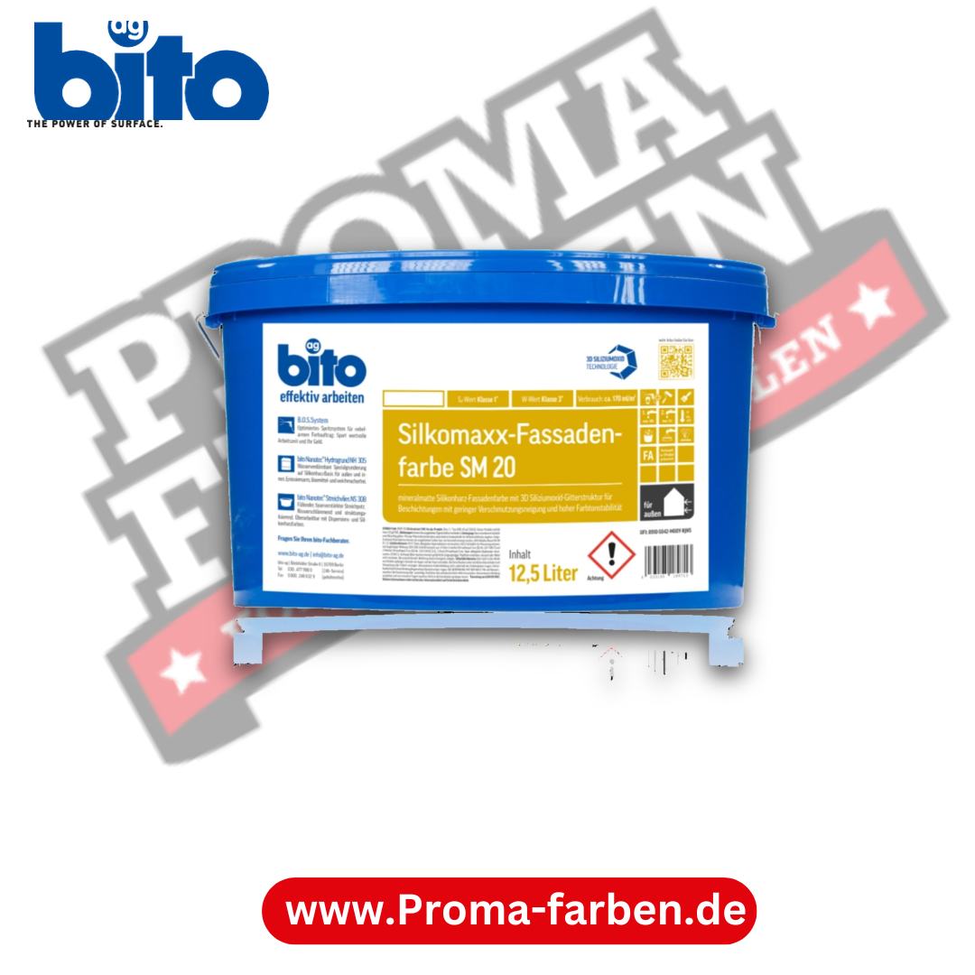 bito Silkomaxx-Fassadenfarbe SM 20 12,5 L