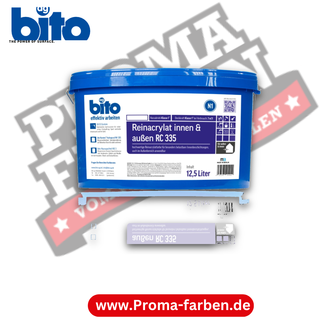 bito Reinacrylat innen & außen weiß RC 335 12,5 L