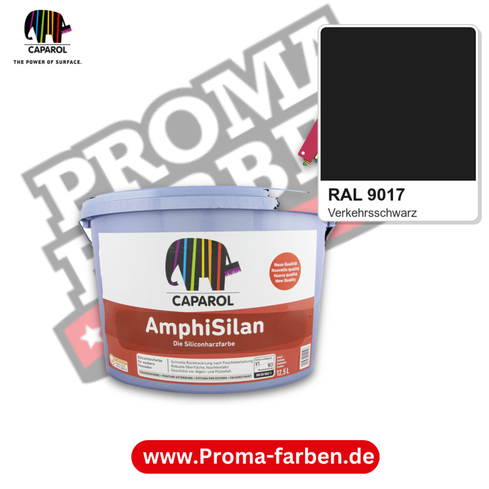 Caparol AmphiSilan RAL 9017 kaufen Proma Farben Hamburg