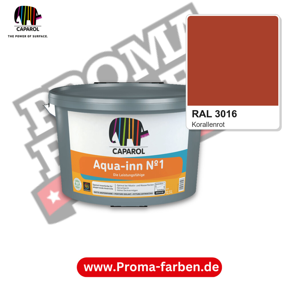 Caparol Aqua-inn N°-1 RAL 3016 kaufen Proma Farben Hamburg