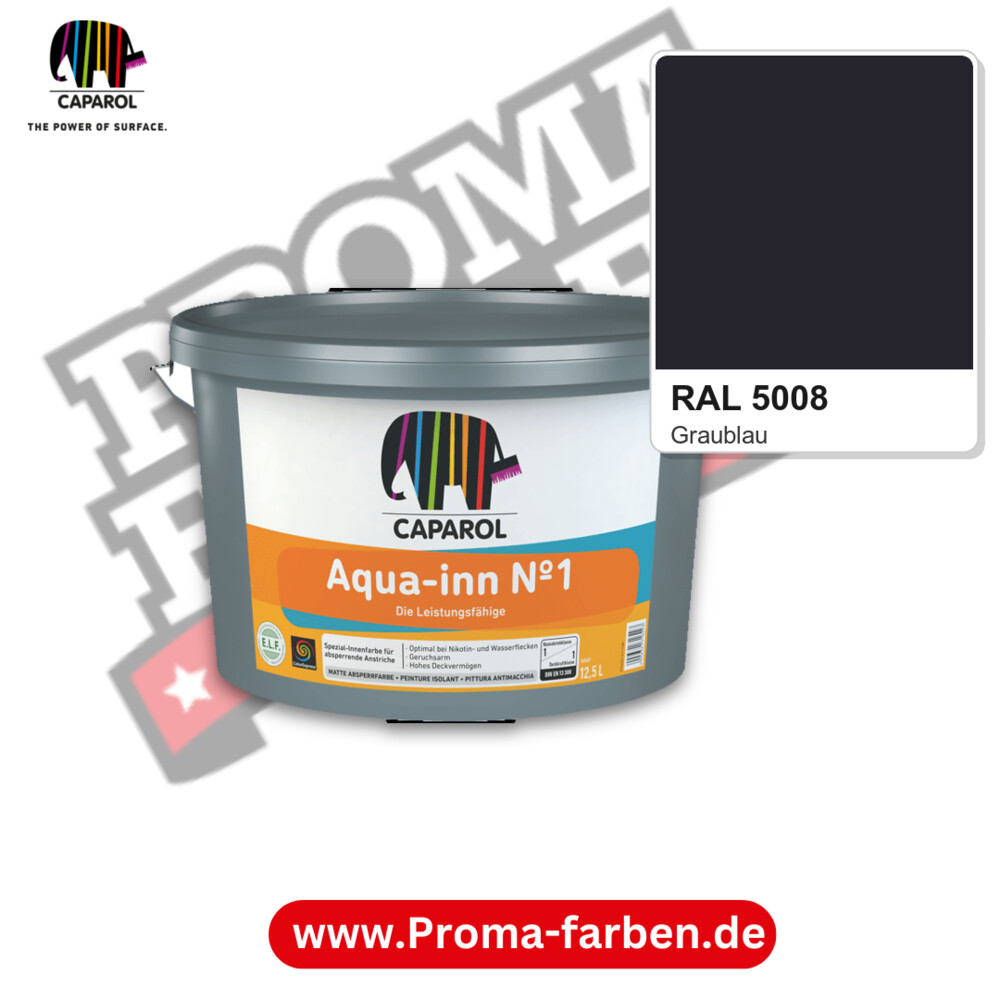 Caparol Aqua-inn N°-1 RAL 5008 kaufen Proma Farben Hamburg