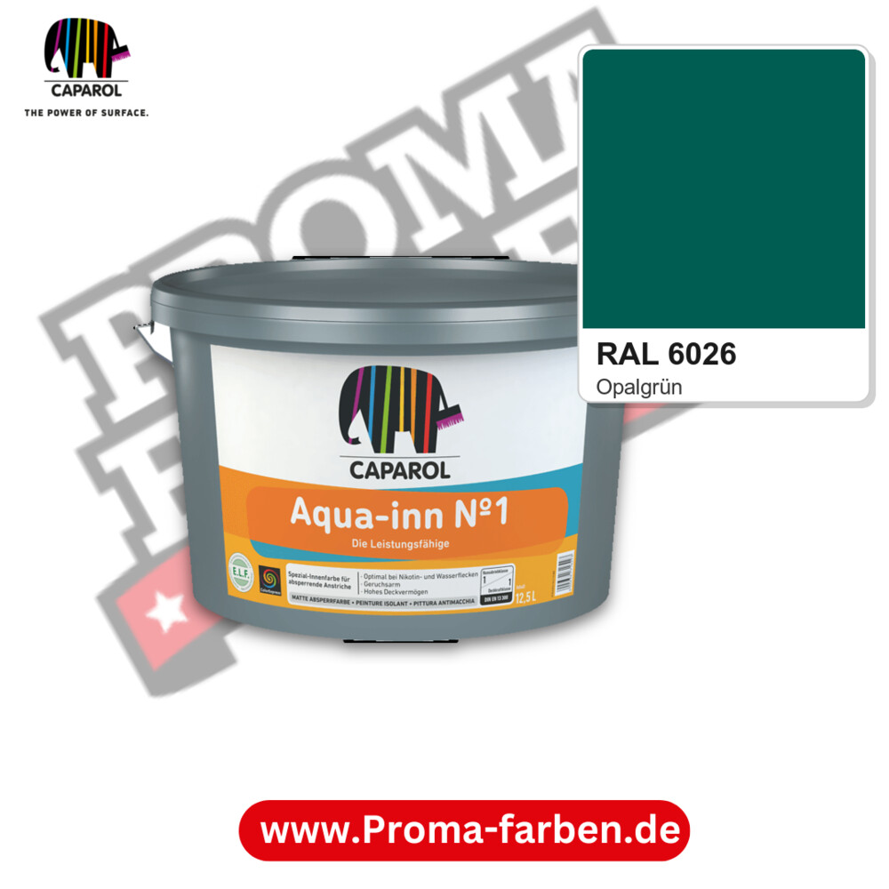 Caparol Aqua-inn N°-1 RAL 6026 kaufen Proma Farben Hamburg
