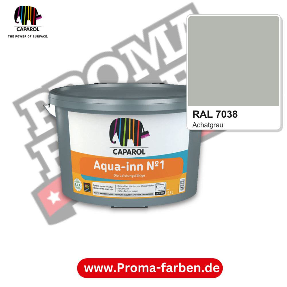 Caparol Aqua-inn N°-1 RAL 7038 kaufen Proma Farben Hamburg