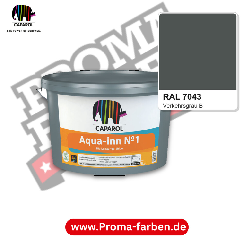 Caparol Aqua-inn N°-1 RAL 7043 kaufen Proma Farben Hamburg