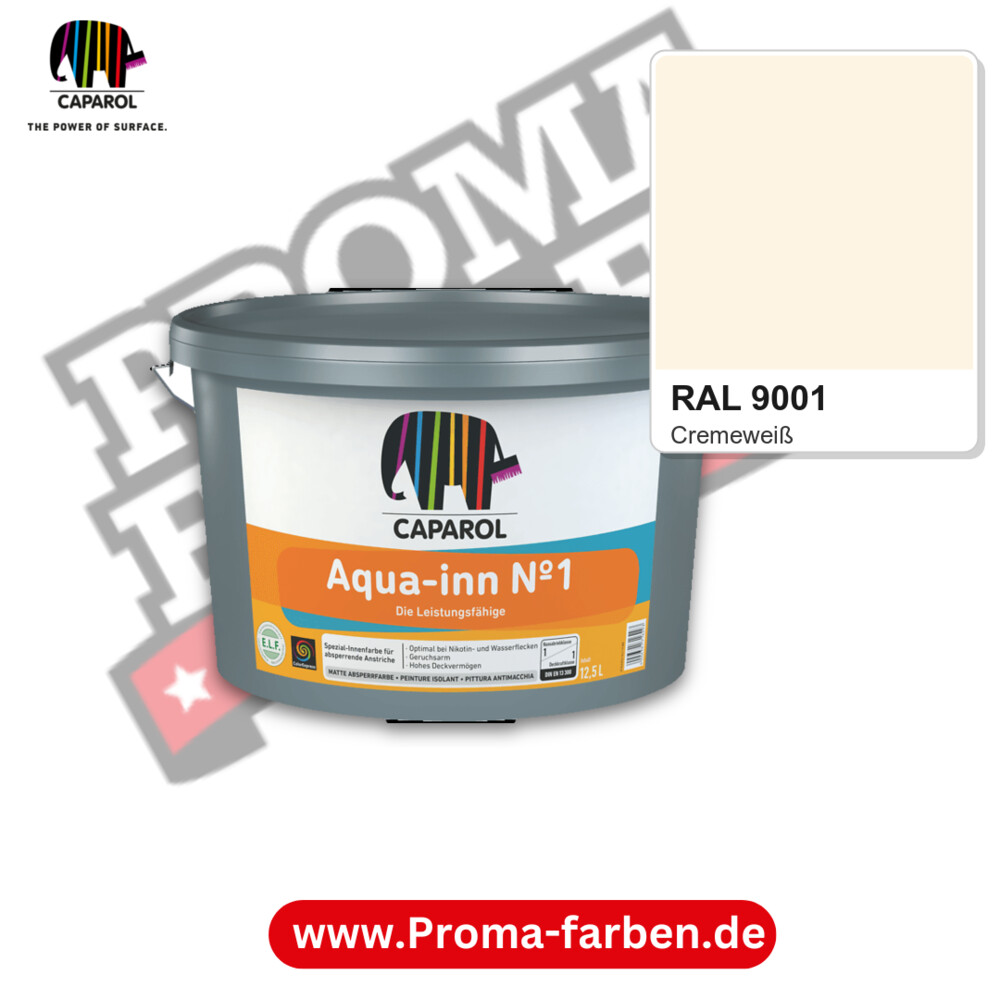 Caparol Aqua-inn N°-1 RAL 9001 kaufen Proma Farben Hamburg