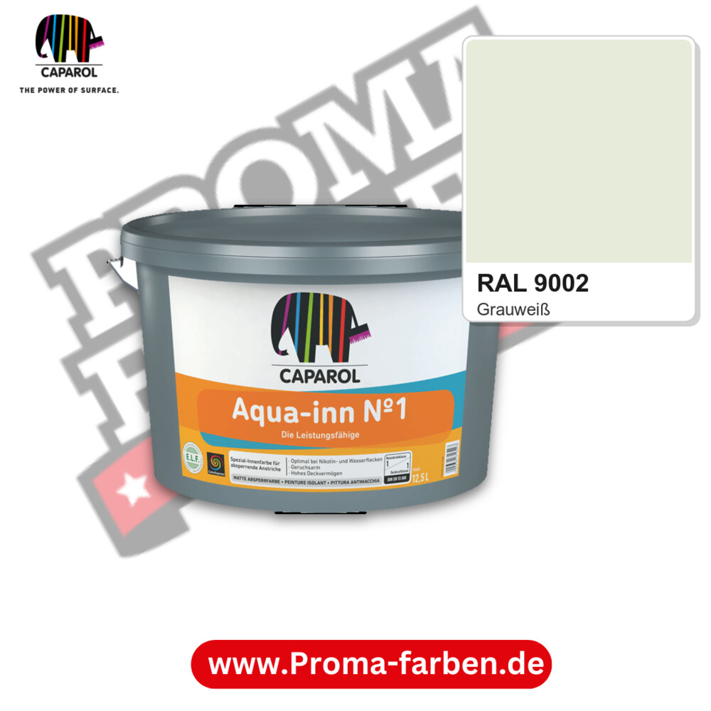 Caparol Aqua-inn N°-1 RAL 9002 kaufen Proma Farben Hamburg