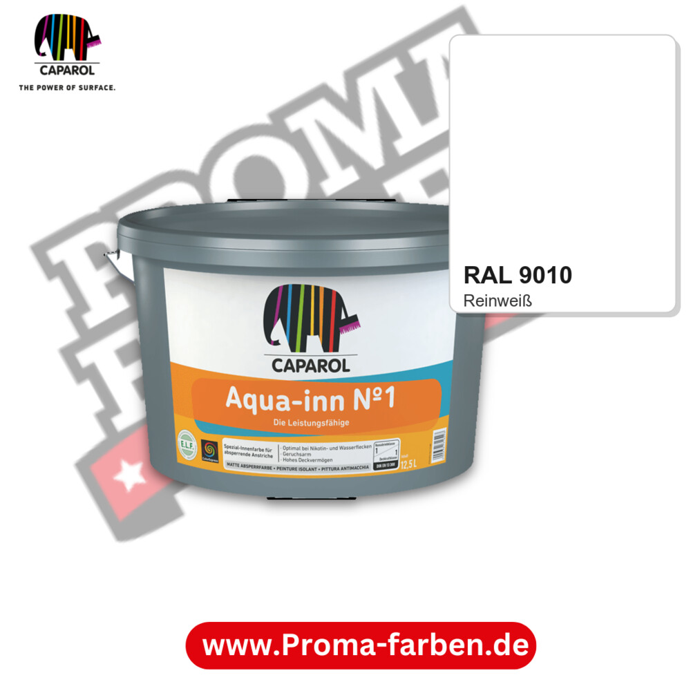 Caparol Aqua-inn N°-1 RAL 9010 kaufen Proma Farben Hamburg