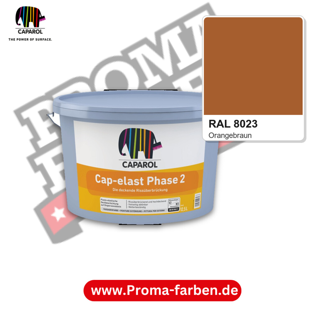 Caparol Cap-elast Phase 2-W RAL 8023 kaufen Proma Farben Hamburg