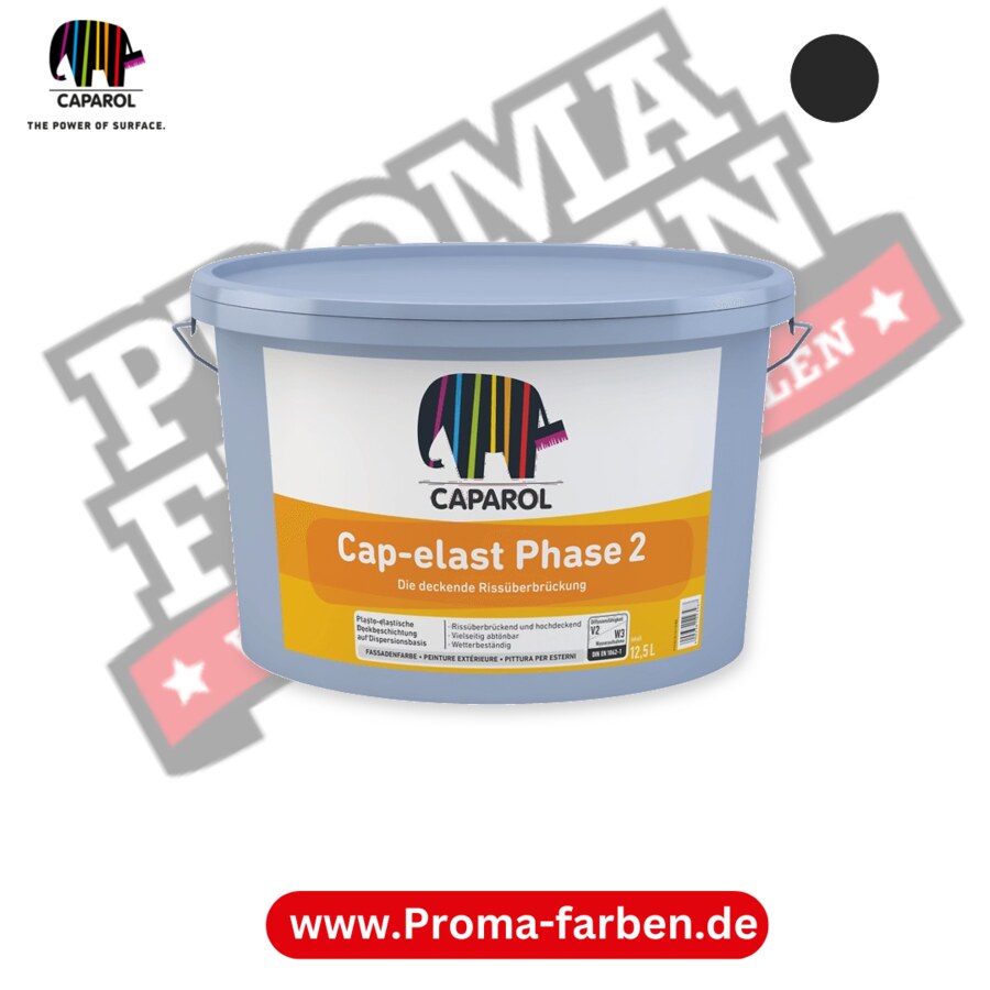 Caparol Cap-elast Phase 2-W RAL 9004 kaufen Proma Farben Hamburg