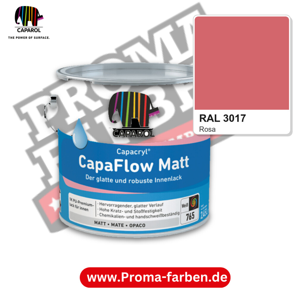 Caparol Capacryl CapaFlow Matt RAL 3017 kaufen Proma Farben Hamburg