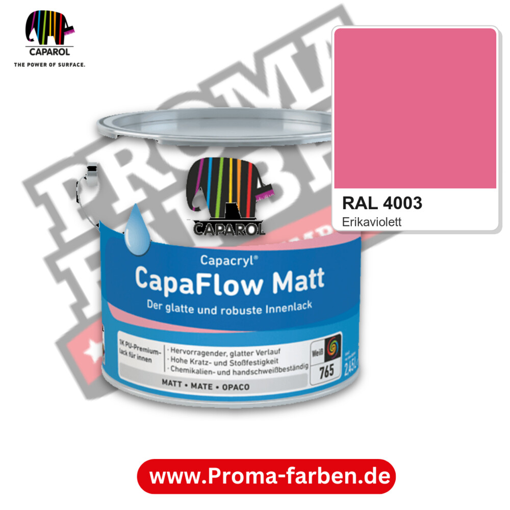 Caparol Capacryl CapaFlow Matt RAL 4003 kaufen Proma Farben Hamburg