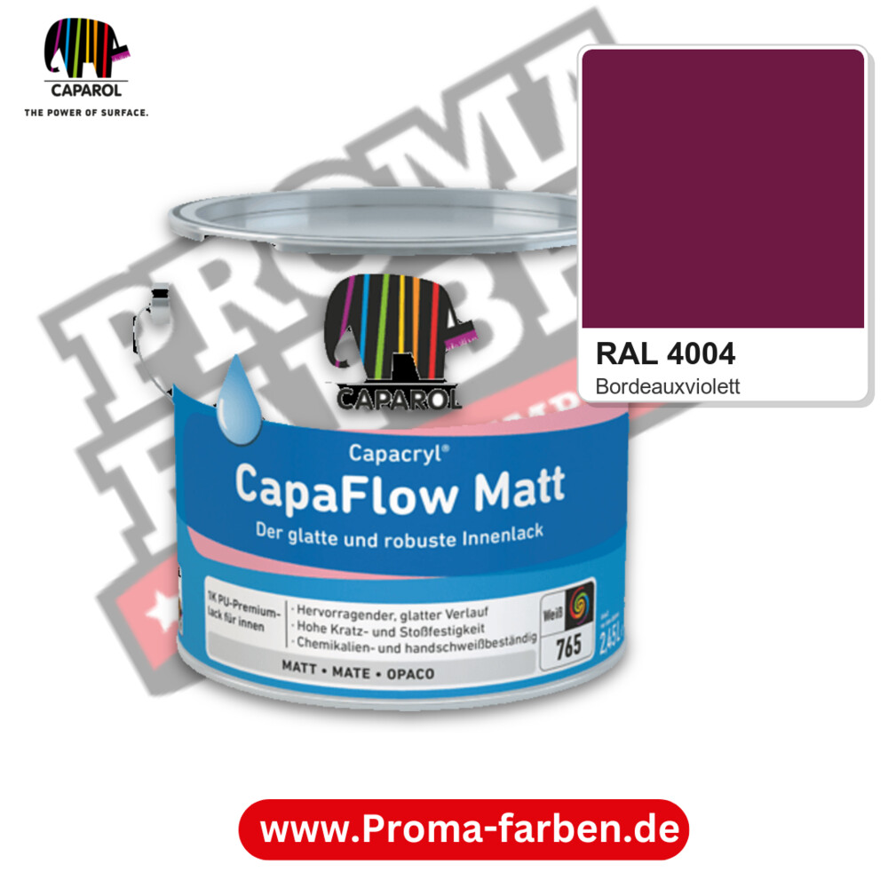 Caparol Capacryl CapaFlow Matt RAL 4004 kaufen Proma Farben Hamburg
