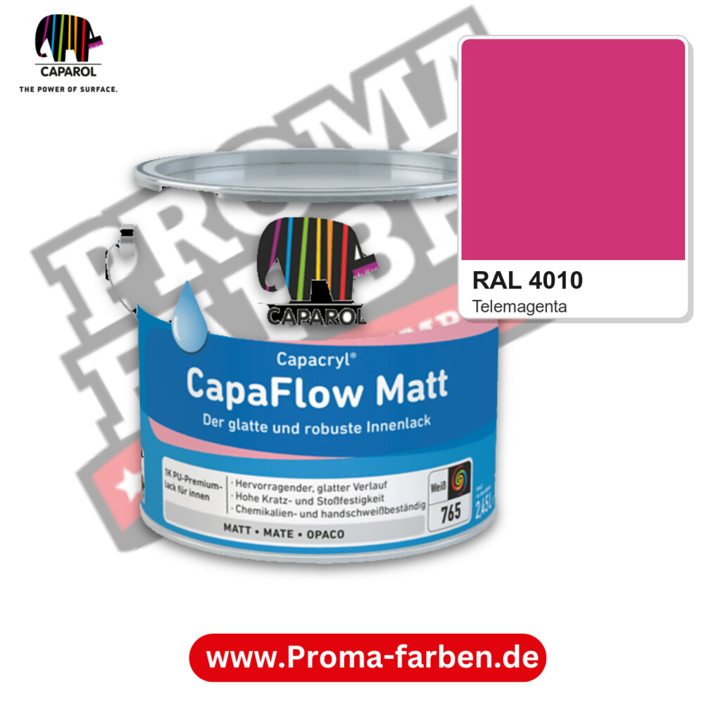 Caparol Capacryl CapaFlow Matt RAL 4010 kaufen Proma Farben Hamburg