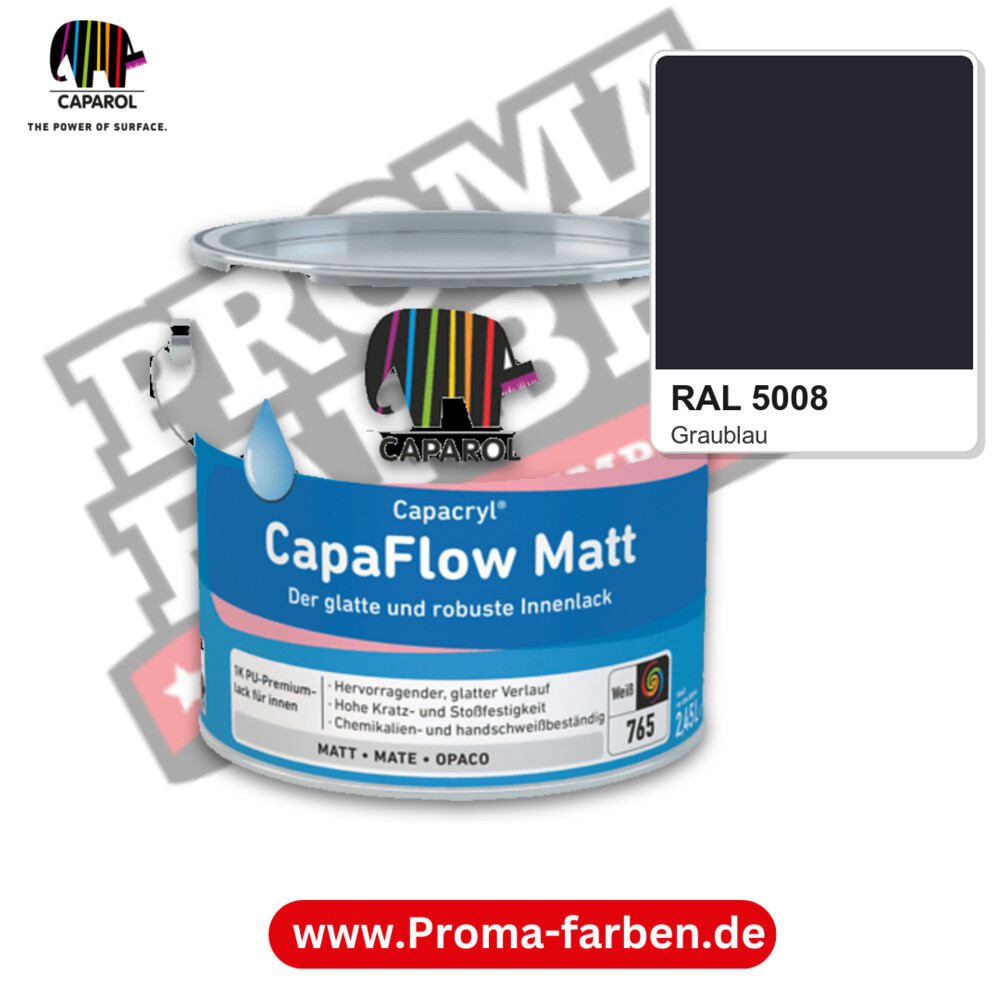 Caparol Capacryl CapaFlow Matt RAL 5008 kaufen Proma Farben Hamburg