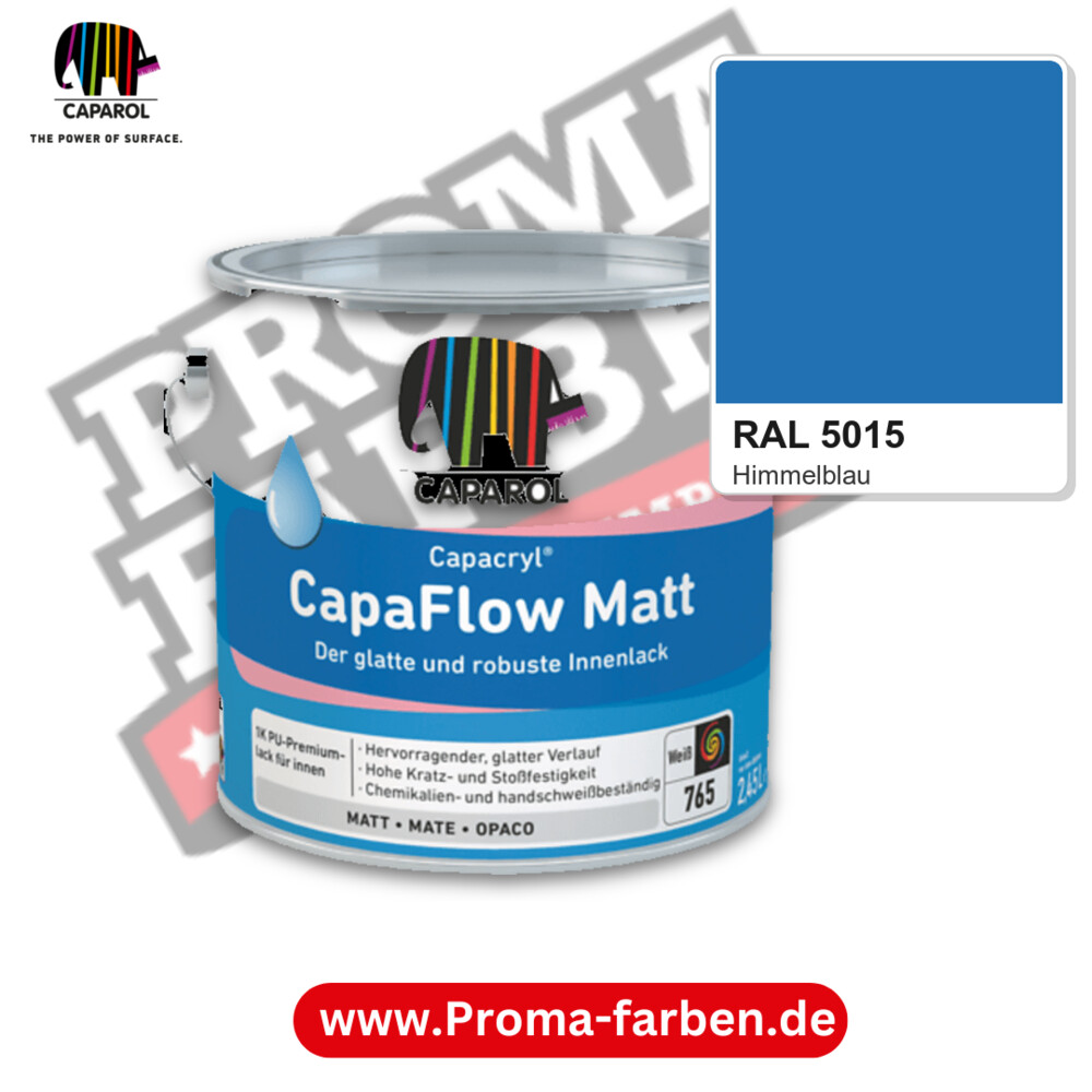 Caparol Capacryl CapaFlow Matt RAL 5015 kaufen Proma Farben Hamburg