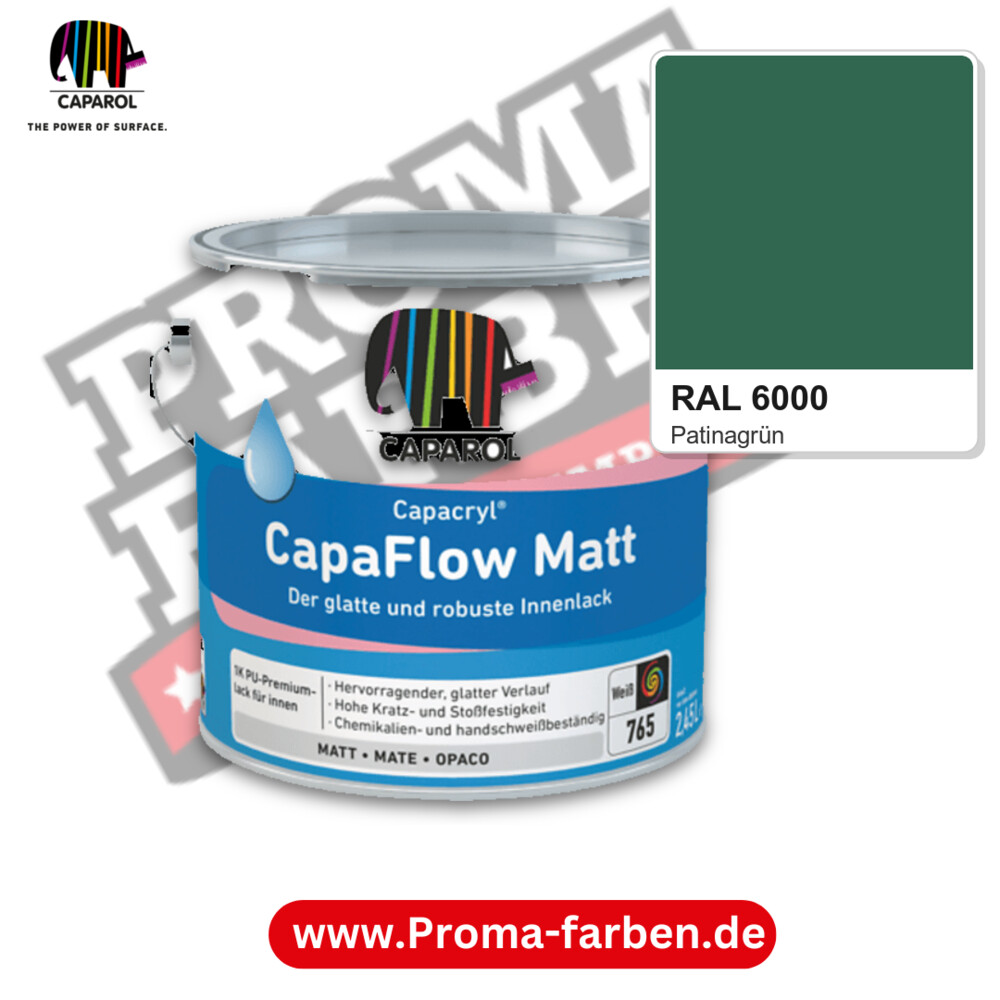 Caparol Capacryl CapaFlow Matt RAL 6000 kaufen Proma Farben Hamburg