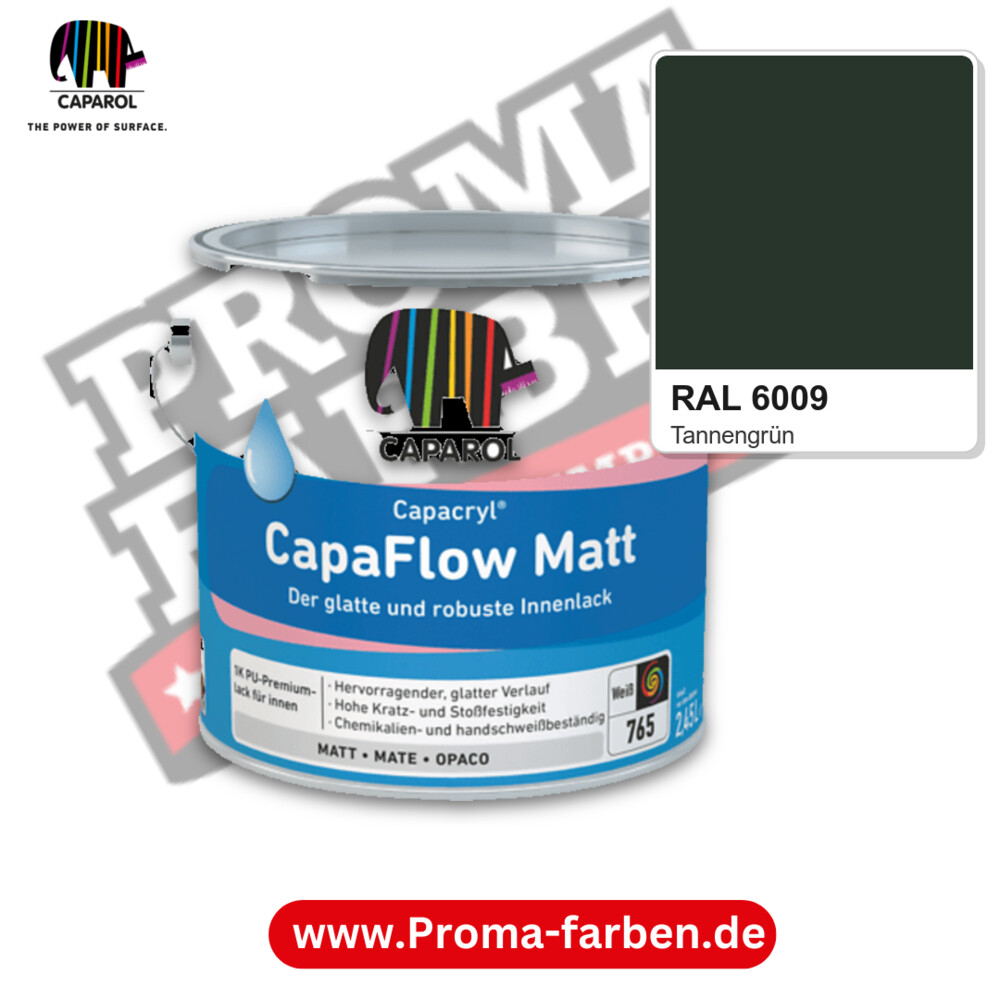 Caparol Capacryl CapaFlow Matt RAL 6009 kaufen Proma Farben Hamburg