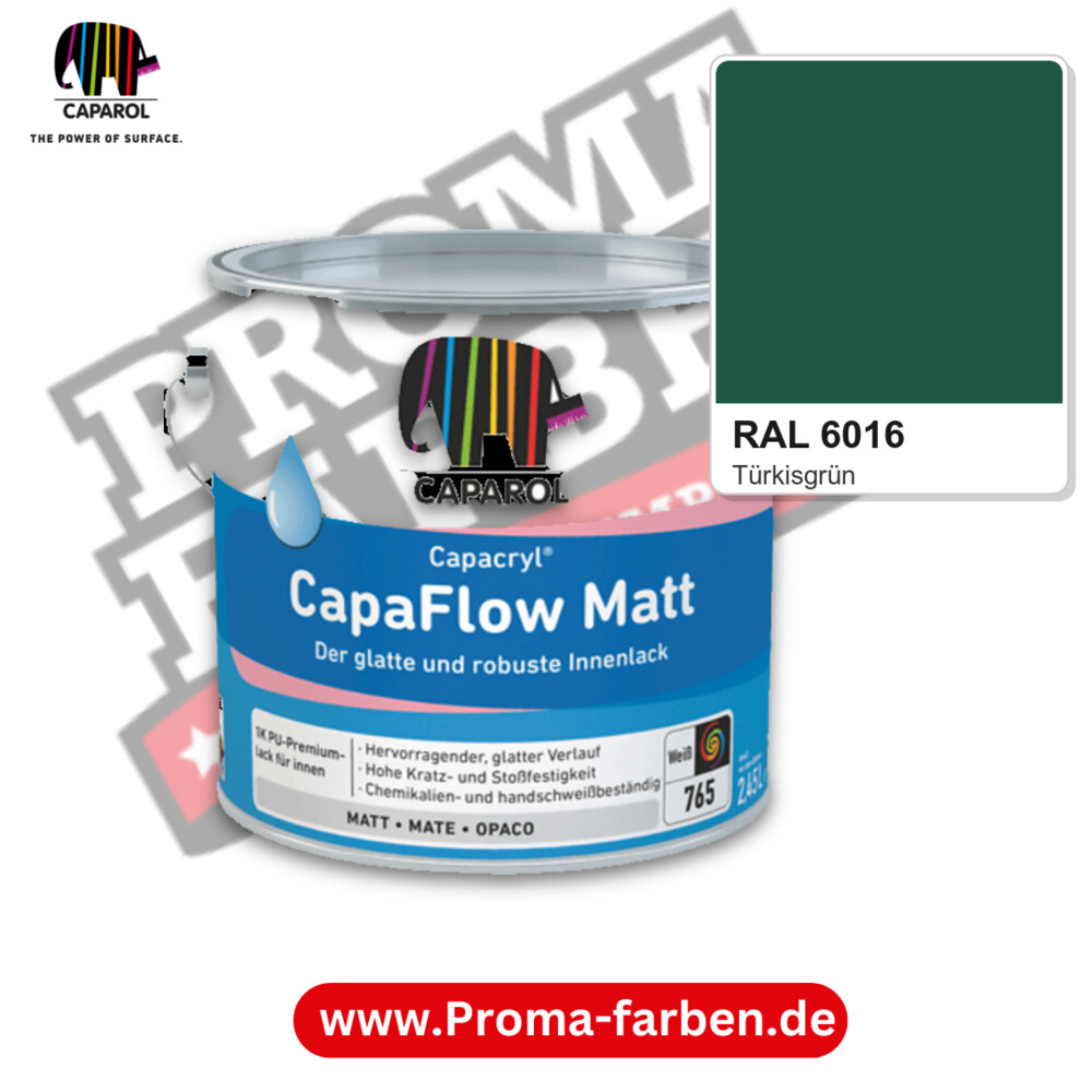 Caparol Capacryl CapaFlow Matt RAL 6016 kaufen Proma Farben Hamburg