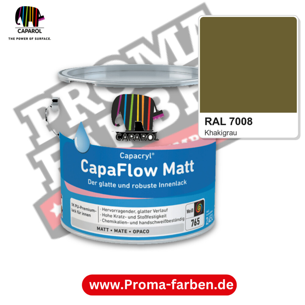Caparol Capacryl CapaFlow Matt RAL 7008 kaufen Proma Farben Hamburg