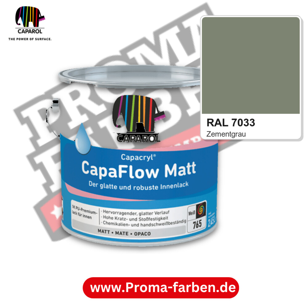 Caparol Capacryl CapaFlow Matt RAL 7033 kaufen Proma Farben Hamburg