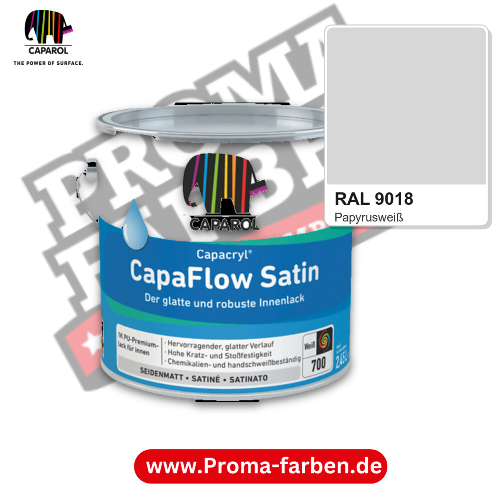 Caparol Capacryl CapaFlow Satin RAL 9018 kaufen Proma Farben Hamburg