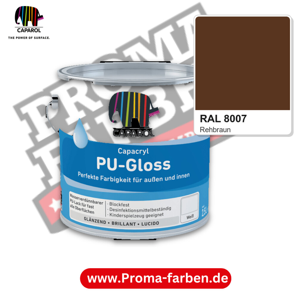 Caparol Capacryl PU-Gloss RAL 8007 kaufen Proma Farben Hamburg