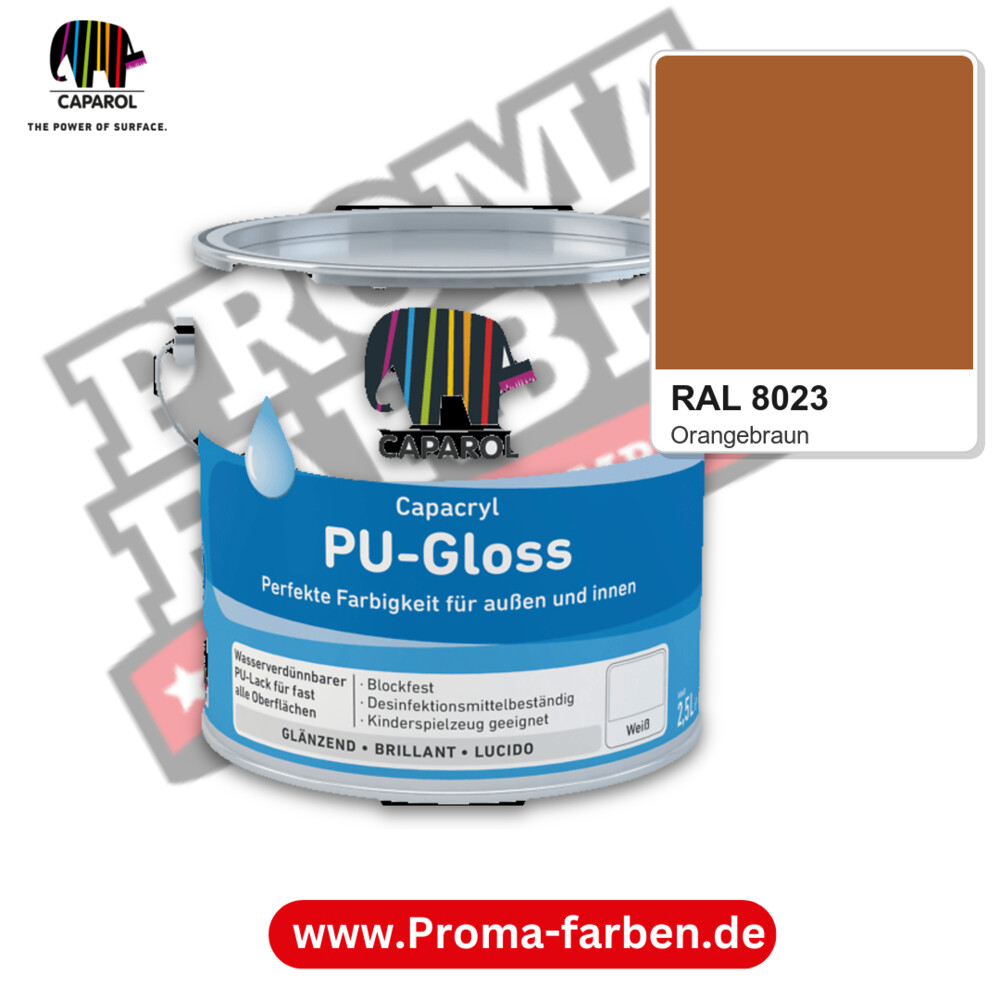 Caparol Capacryl PU-Gloss RAL 8023 kaufen Proma Farben Hamburg