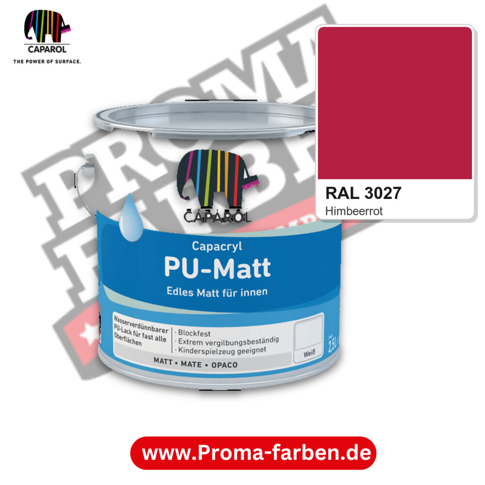 Caparol Capacryl PU-Matt RAL 3027 kaufen Proma Farben Hamburg