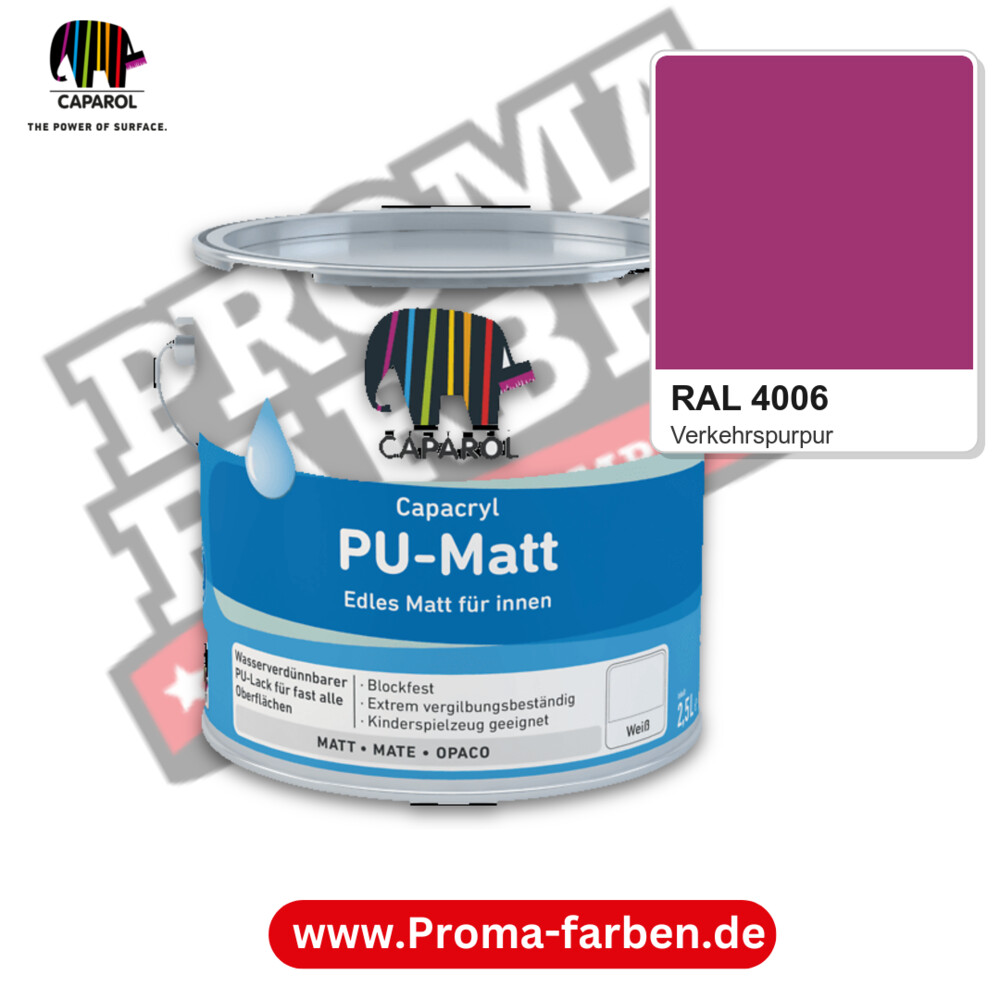 Caparol Capacryl PU-Matt RAL 4006 kaufen Proma Farben Hamburg
