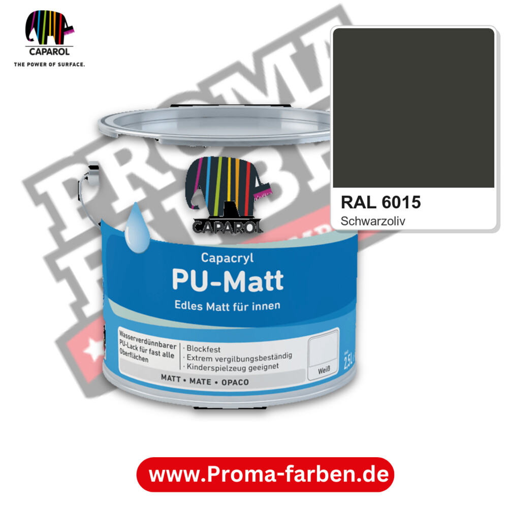 Caparol Capacryl PU-Matt RAL 6015 kaufen Proma Farben Hamburg