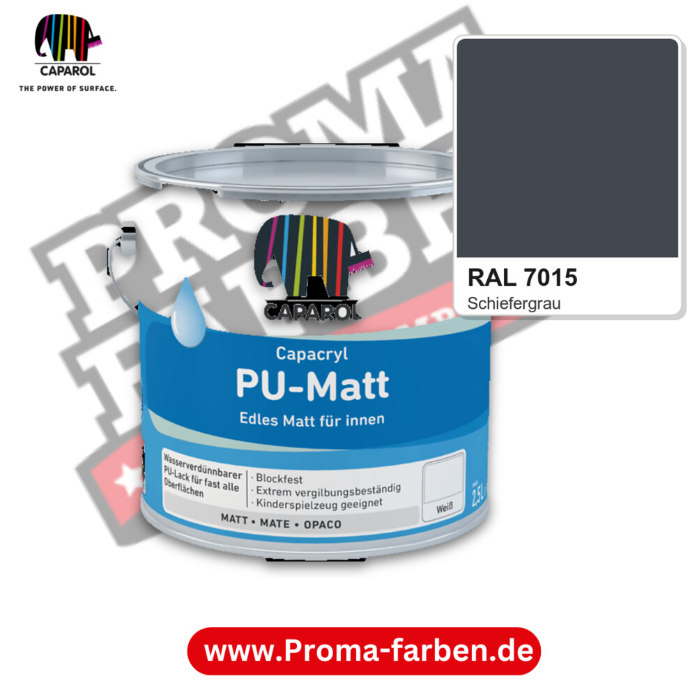 Caparol Capacryl PU-Matt RAL 7015 kaufen Proma Farben Hamburg