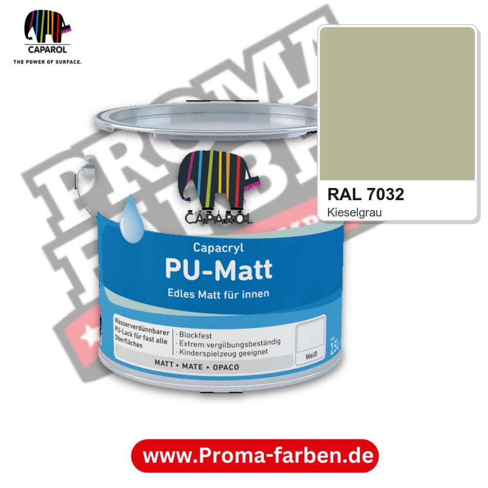 Caparol Capacryl PU-Matt RAL 7032 kaufen Proma Farben Hamburg