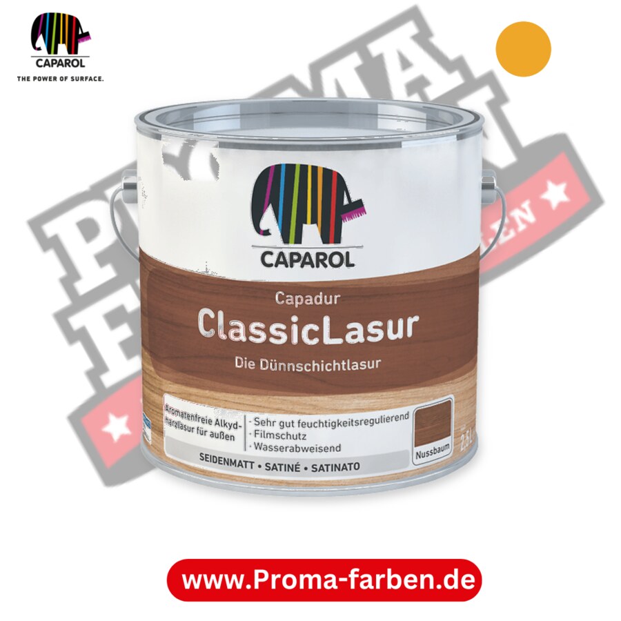 Caparol Capadur ClassicLasur RAL 1034 kaufen Proma Farben Hamburg