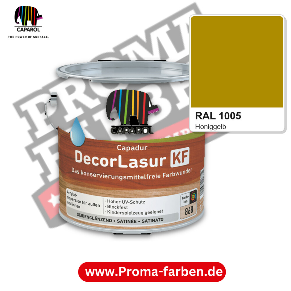 Caparol Capadur DecorLasur KF RAL 1005 kaufen Proma Farben Hamburg