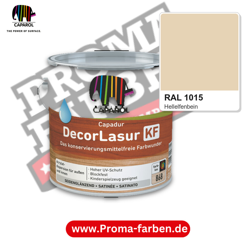 Caparol Capadur DecorLasur KF RAL 1015 kaufen Proma Farben Hamburg