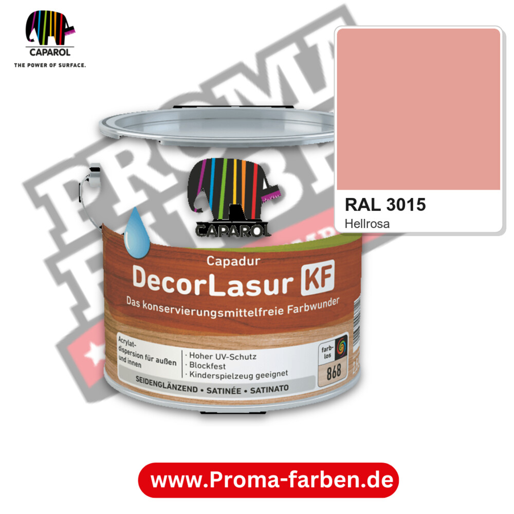Caparol Capadur DecorLasur KF RAL 3015 kaufen Proma Farben Hamburg