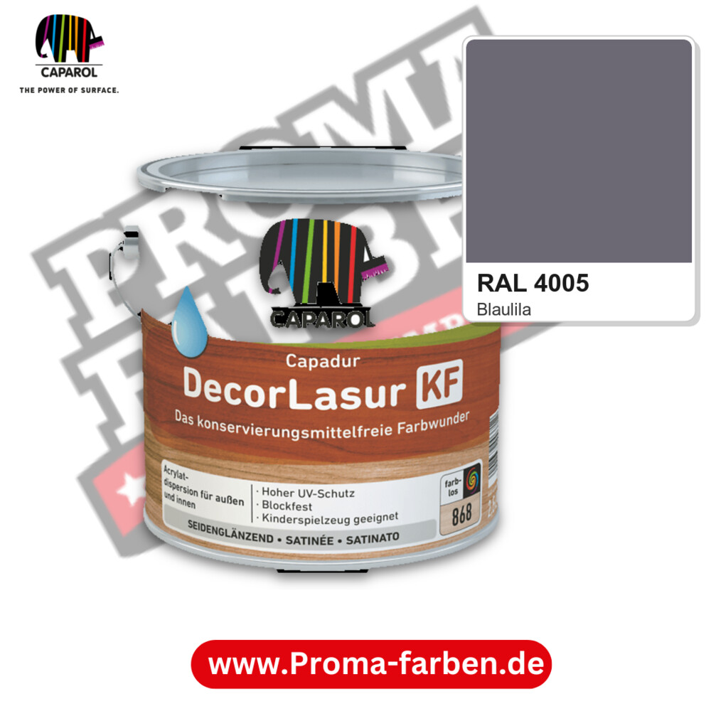 Caparol Capadur DecorLasur KF RAL 4005 kaufen Proma Farben Hamburg