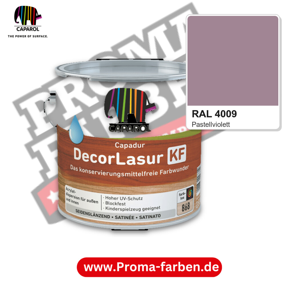 Caparol Capadur DecorLasur KF RAL 4009 kaufen Proma Farben Hamburg