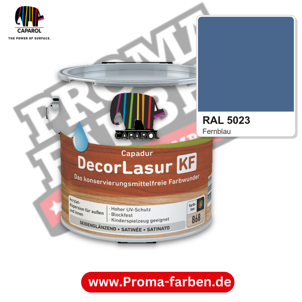 Caparol Capadur DecorLasur KF RAL 5023 kaufen Proma Farben Hamburg