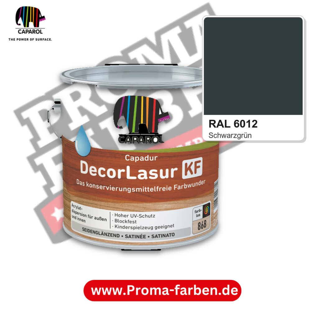 Caparol Capadur DecorLasur KF RAL 6012 kaufen Proma Farben Hamburg