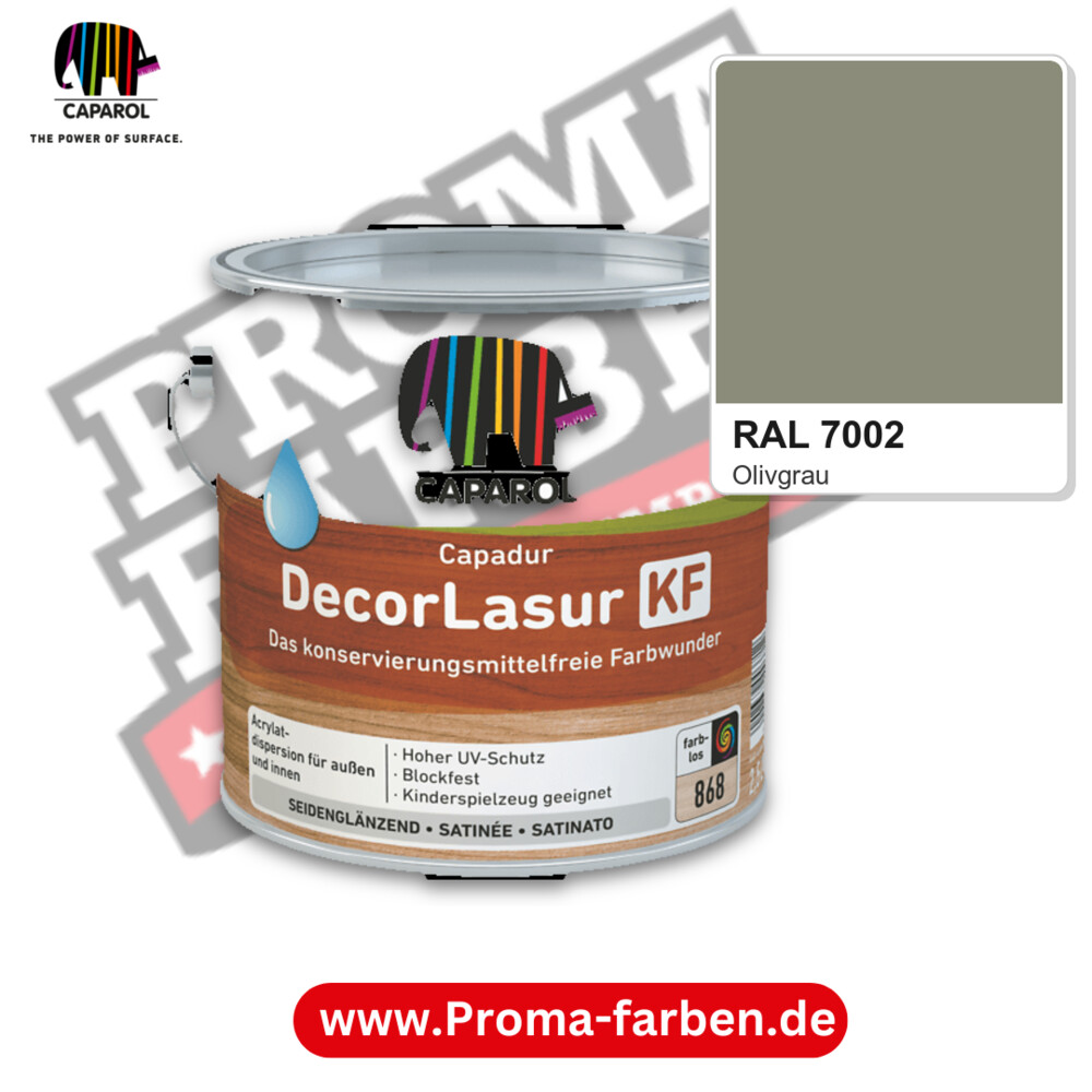 Caparol Capadur DecorLasur KF RAL 7002 kaufen Proma Farben Hamburg